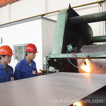 mill selesai gulungan aluminium digulung